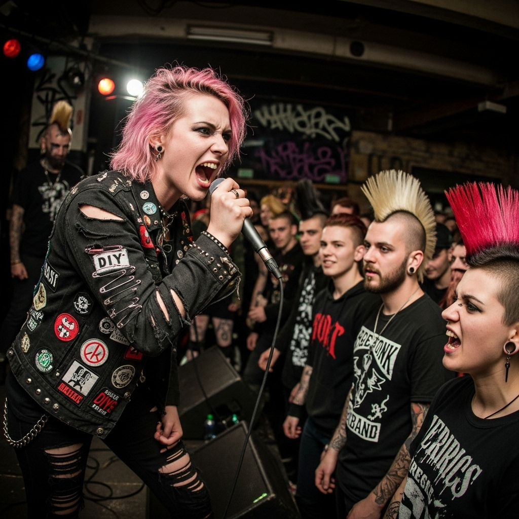 Punk rock: krzyk niezgody i jego wizualna manifestacja
